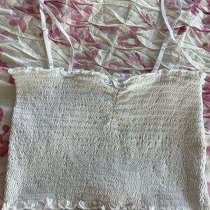 Bozzolo White Camisole Top